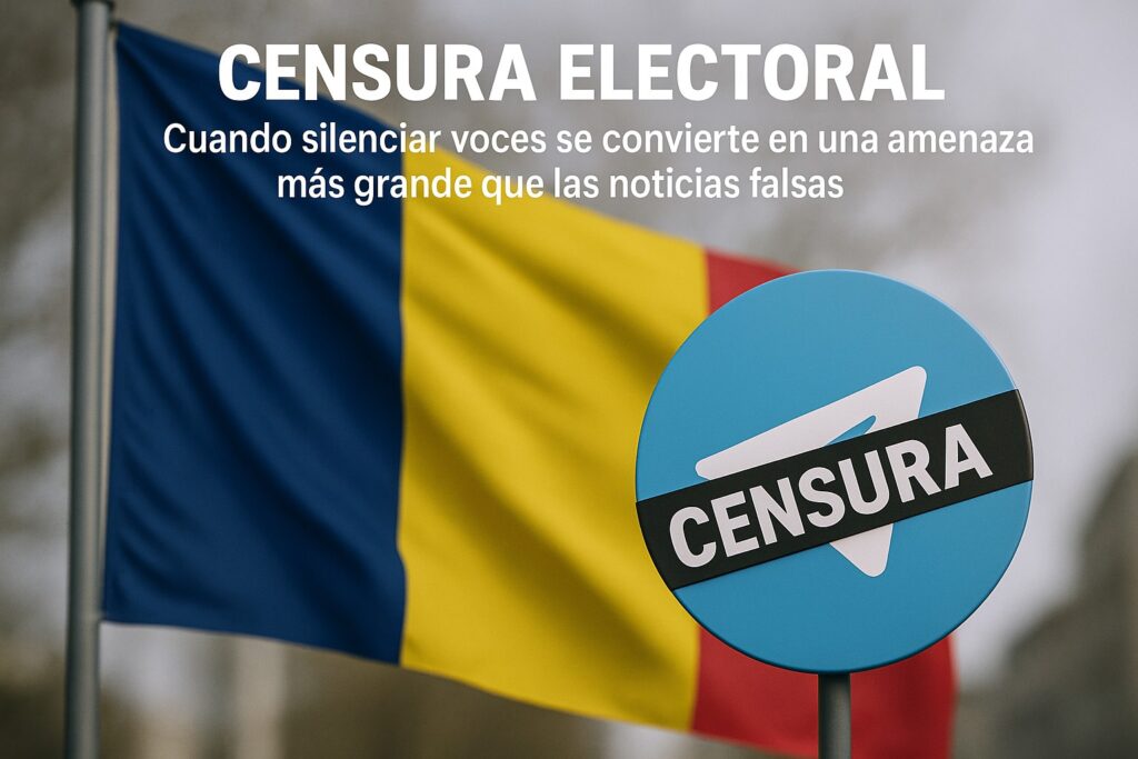 Bandera y símbolo de censura electoral