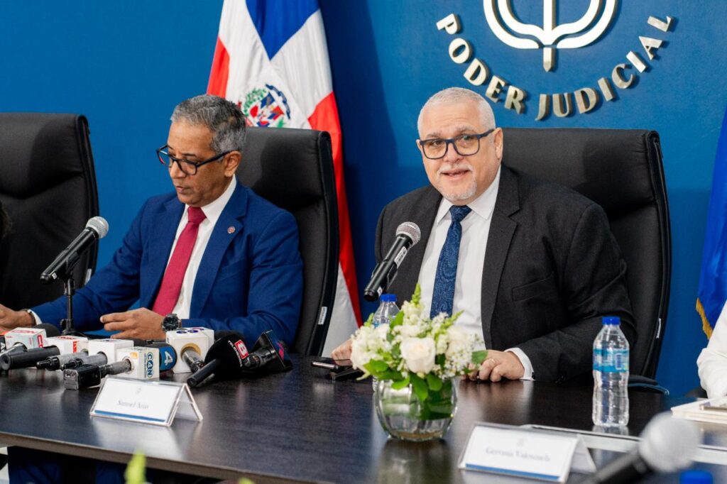 Conferencia de prensa del Poder Judicial.