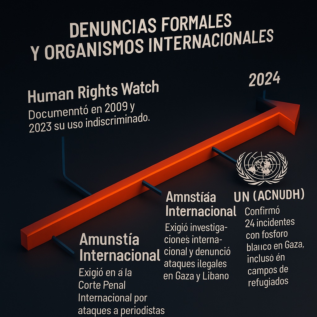 Informe de denuncias formales y organismos internacionales, 2024.