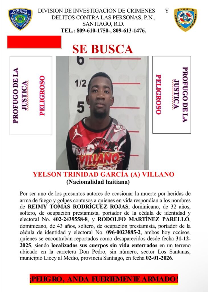 Cartel de búsqueda de un fugitivo peligroso.