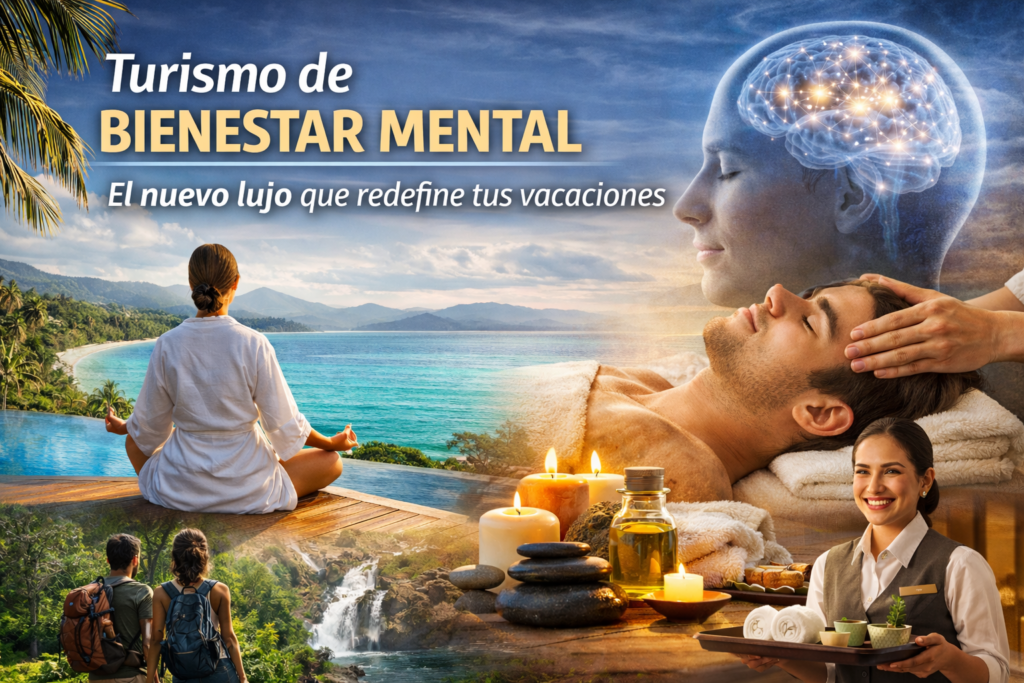 Turismo bienestar mental, lujo para tus vacaciones.