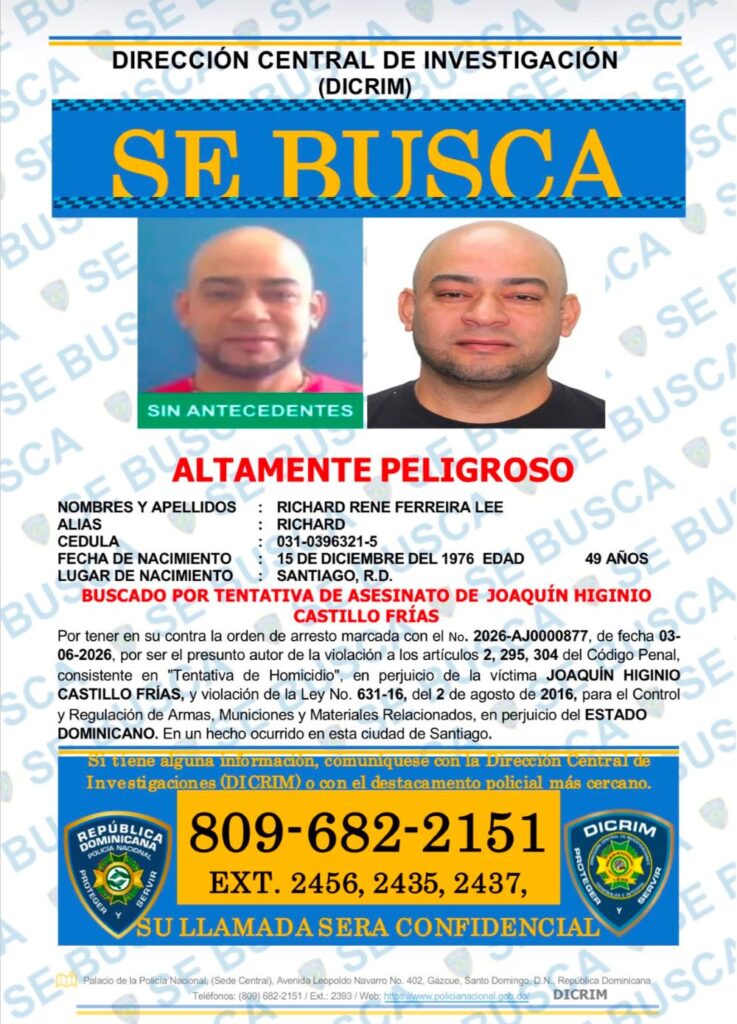 Cartel de se busca, persona peligrosa.