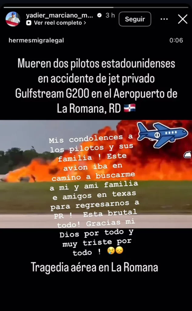 Accidente aéreo en La Romana, tragedia mortal.